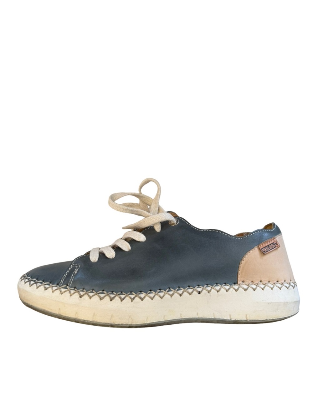 PIKOLINOS Mesina Sapphire Leather Sneakers Size 39 / Size 8-8.5 - Picture 3 of 10